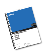 KOBELCO HYDRAULIC EXCAVATOR SK024 SK027 SK032 SHOP REPAIR WORKSHOP MANUAL - $72.68 CAD