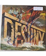 JACKSON FIVE -  DESTINY SIGNED ALBUM X4 - Jermaine, Tito, Jackie, Marlon... - $395.26 CAD
