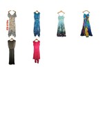 Women's Silk Long Sleeveless Maxi Gown Dress Varied Size S Xs XXS M Select - $15.99 - $59.99