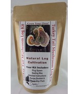 Turkey Tail Mushroom Growing Log Kit Gorws For Years!!  ON SALE Limited Time - $34.95