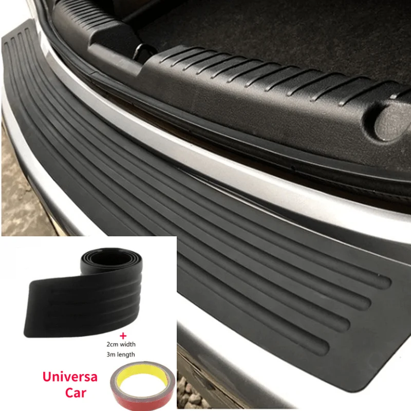1pcs Universal Car Trunk Door Sill Plate Protector Rear Bumper Guard Rubber - £10.69 GBP+