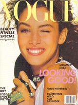 1988 Vogue April Kim Basinger Tom Brokaw Jackie Joyner Kersee David Lynch 1980s - £87.25 GBP