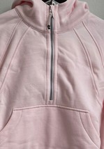 LULULEMON SCUBA OVERSIZED 1/2 HALF ZIP HOODIE~STRAWBERRY MILKSHAKE~XS/S~NWT - $148.98