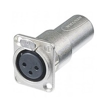 Neutrik NA3FDM XLR XLR Interface Silver Cable and Adapter  - $25.00