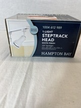 Hampton Bay 1 Light Step Track Head. White Finish. Bulb not included. - $15.88