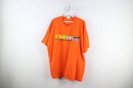 Vintage NASCAR Mens 2XL Faded Spell Out Tony Stewart Racing Short Sleeve T-Shirt - £34.96 GBP