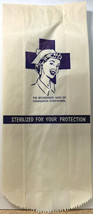 Group of 12 Large Sterilization Bags - 1950s Nurse Pictured - £6.86 GBP