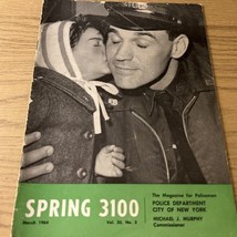 SPRING 3100 NYPD MAGAZINE MARCH 1964 - $134.09 MXN