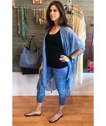 Hard Tail high waist blue wash Capri rh83 - $74.00