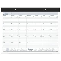 2024 AT-A-GLANCE Success 21.75&quot; x 17&quot; Monthly Desk Pad Calendar White - $37.04