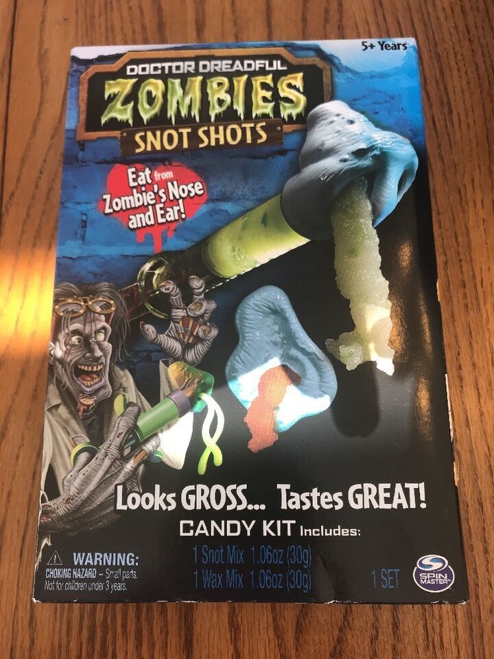 Doctor Dreadful Zombies Snot Shots Candy Kit Ships N 24
