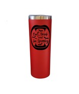 Eat Drink And Be Spooky Halloween Red 20oz Skinny Tumbler LA5142 - $19.99