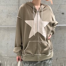  Hoodie Y2k Top Hooded Sweatshirt Woman Harajuku Clothes Vintage Clothing Zip Up - £112.88 GBP