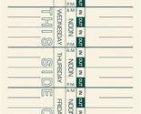 Weekly Employee Time Cards 9x3.5” Manila Payroll Attendance Record 500 Pack - $35.14