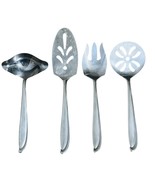 Heritage Young Hope Pattern Stainless Flatware 4 Piece Serving Set Japan - $19.44 CAD