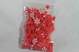 Sprinkletz Embellishments (New) Very Cherry - Red &amp; White - £3.70 GBP