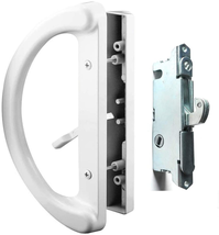 Patio Door Handle Set + Mortise Lock 45° Perfect Replacement for Sliding... - £38.10 GBP