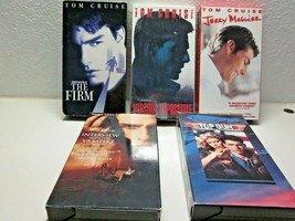 Tom Cruise VHS LOT 5 Top Gun Mission Impossible The Firm - £8.65 GBP
