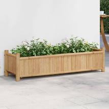 vidaXL Planter 39.4&quot;x11.8&quot;x9.8&quot; Bamboo - $83.95