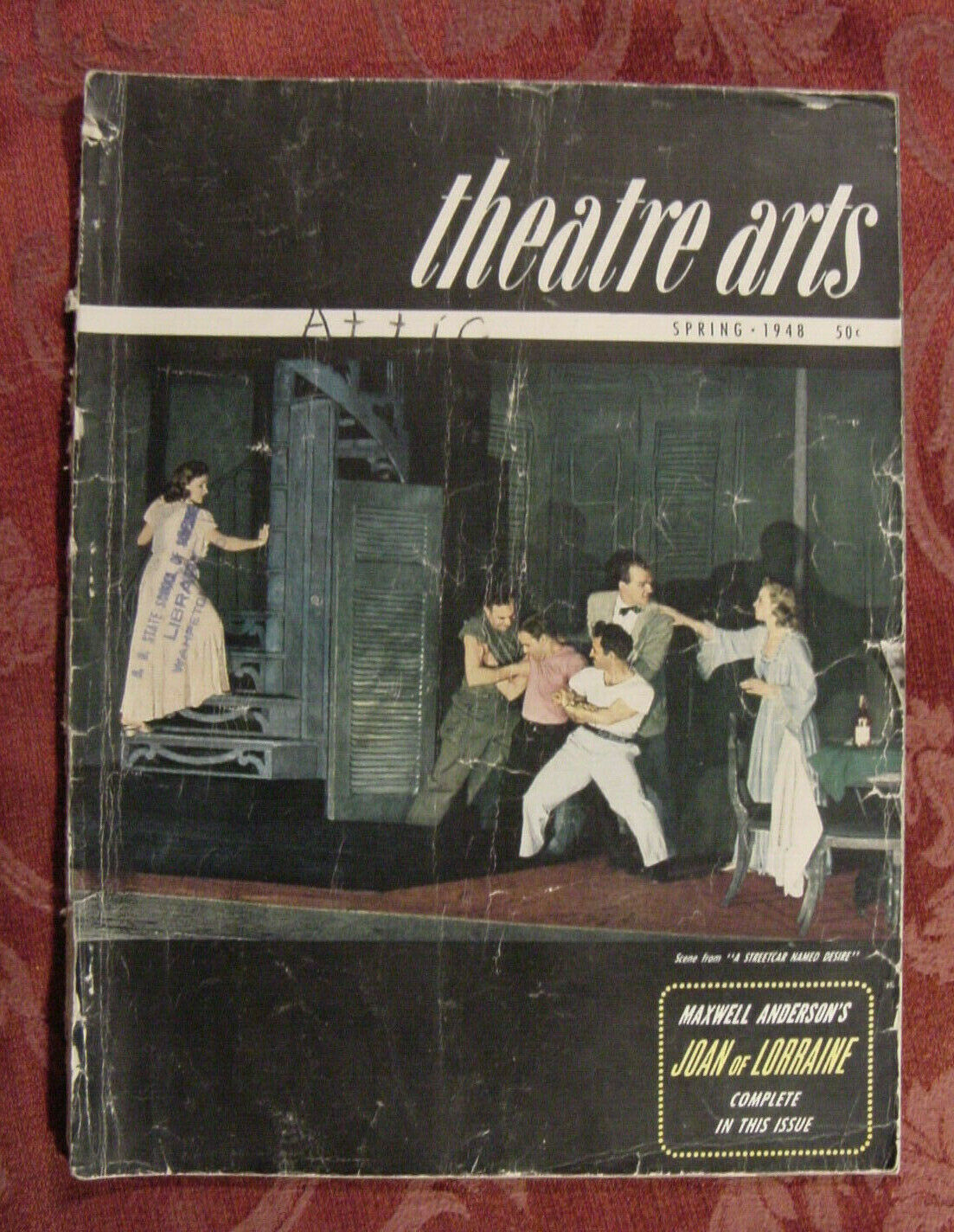 Primary image for THEATRE ARTS Spring April May 1948 Maxwell Anderson George Bernard Shaw Vertes