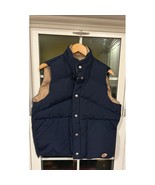 VTG Camel Northern Goose Down Puffer Vest Reversible Mens Large Blue / B... - $30.00