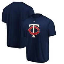 Majestic Juventud Minnesota Gemelos Oficial Equipo Logo Cuello Camiseta, Navy, S - £13.93 GBP