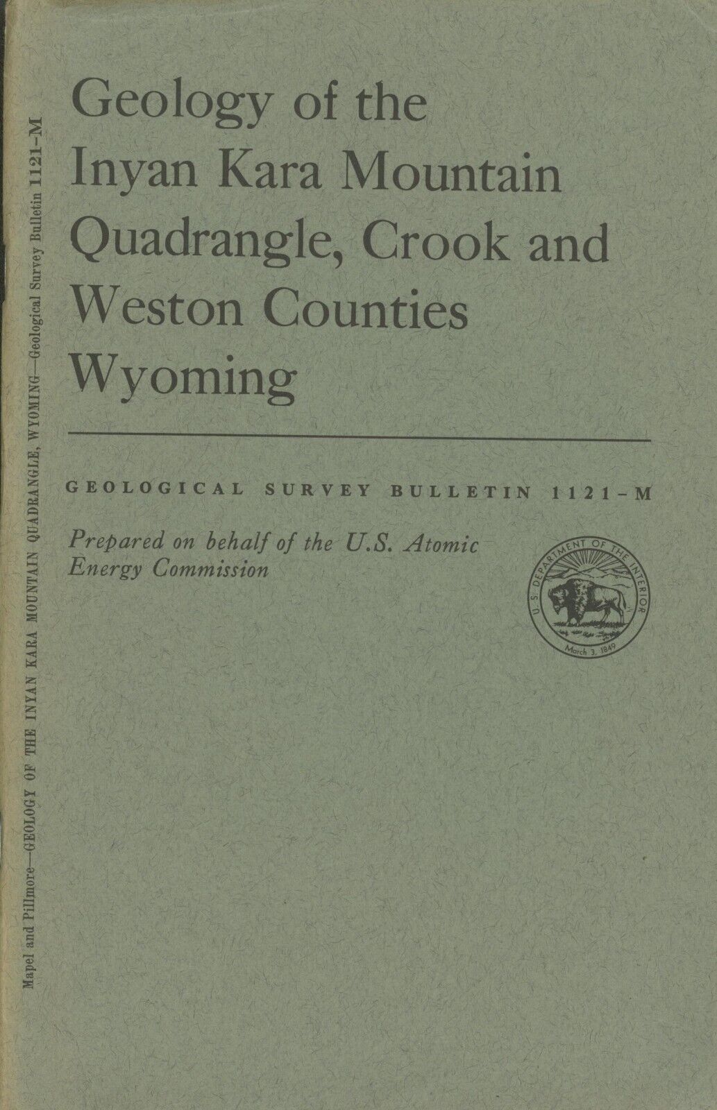 Primary image for Geology of Inyan Kara Mountain Quadrangle, Crook and Weston Counties, Wyoming