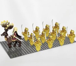 Elf Guards VS Orcs Half Beast Human Army Azog Solider Minifig T5050 no P... - $23.99