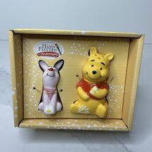Disney Salt &amp; Pepper Shakers Winnie the Pooh and Piglet Ceramic Hand Pai... - $16.78