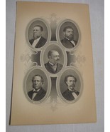 1886 Illustrated Page 5 African-American U. S. Senators-Revels, Rapier, ... - $13.69 CAD