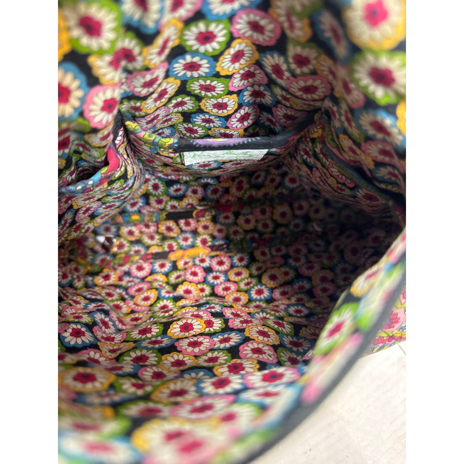 Vera Bradley Symphony In Hue Hipster Crossbody Quilted Paisley Cotton Canvas Bag Item image 3
