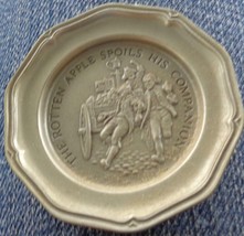 The Rotten Apple... - Franklin MInt Miniature Collectible Plate - VGC BRONZE - $8.90