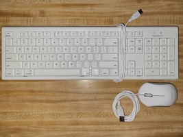 Macally 104 Full-size USB White Keyboard Optical Mouse Combo For Mac &amp; W... - €25,41 EUR