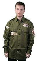 District 81 Verde con Bottoni Maglia Taglia:M - $419.59 MXN