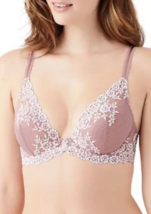 NEW WACOAL LACE BEIGE PINK  EMBROIDERED BRA SIZE 38 C  $65 - $63.40