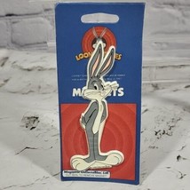 Vintage 90s Bugs Bunny Fridge Magnet Looney Tunes Warner Bros Q993 New On Card  - £9.49 GBP