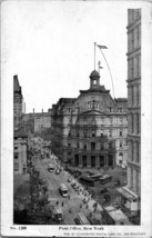 New York Post Office Postcard Illustrated Postal Card Co No. 120 Black White - £6.31 GBP