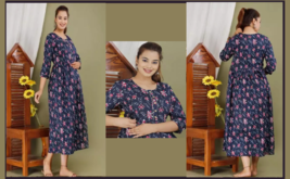 Attractive Pregnant / Maternity Women Kurti Gown Suit Easy baby Feeding ... - £28.04 GBP