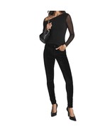 Reiss Lux Black Velvet Mid-Rise Skinny Jeans Size 25 NEW - $149.08 CAD