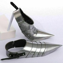 Pair Gothic Armor Shoes Crusader Sabaton Easy to Wear Metal-
show original ti... - £52.62 GBP