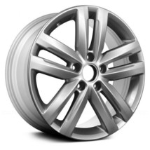 Wheel For 2012-2014 Volkswagen Jetta 17x7 Alloy Double 5 Spoke Silver 5-112mm - £247.13 GBP