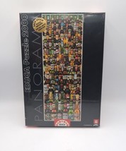 Educa 2000 Piece Puzzle Panorama Beer Bottle 2013 New SEALED 15544 Cervezas - £30.35 GBP