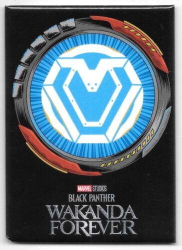Primary image for Black Panther Wakanda Forever Movie Ironheart Insignia Refrigerator Magnet NEW