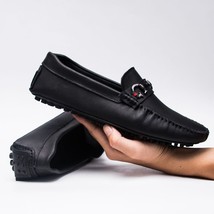 New Fashion  Spring Summer Soft Leather men Flat Loafers High Quality  Women Sho - £62.96 GBP