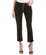 HUDSON Jeans Women&#39;s Riley Crop Relaxed Straight Jean with Exposed Zippe... - £127.39 GBP