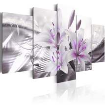 Tiptophomedecor Stretched Canvas Floral Art - Crystal Finesse - Stretched &amp; Fram - £71.93 GBP+