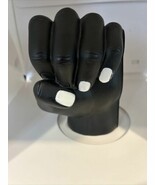 Office Pen Holder Black Fist Hand Power 2.2 lbs Paperweight - $753.77 MXN