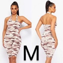 Grey Army Print One Arm Belt Romper~Size M - £24.99 GBP