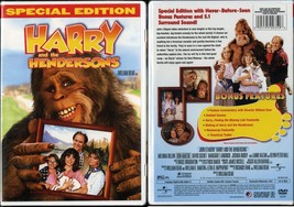 Harry And The Hendersons Spec Ed Dvd Melinda Dillon Universal Video New Sealed - £6.38 GBP