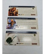 Dungeons And Dragons Campaign Cards Rewards Set 3 Cards 1-3 Complete  - £16.04 GBP
